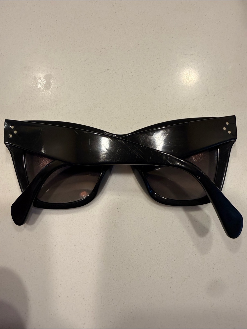 Celine Black Cat Eye Sunglasses - Picture 2 of 8